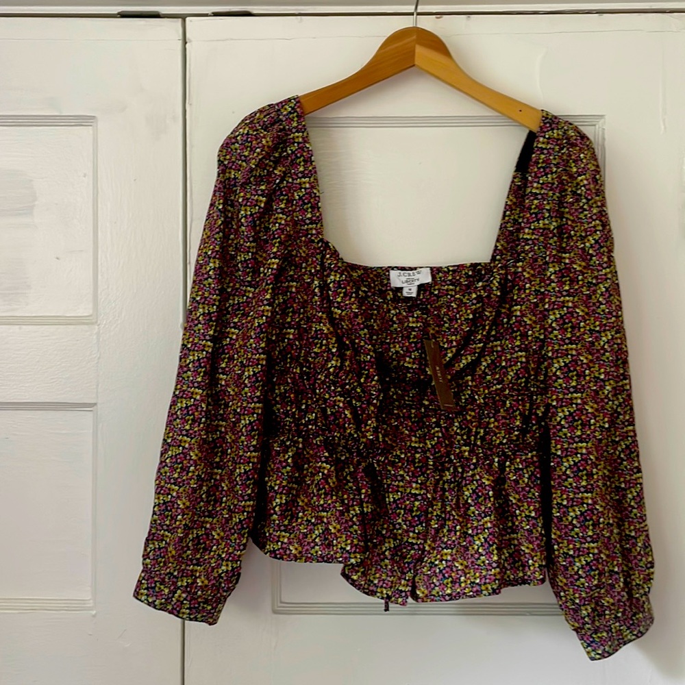 NWT- Jcrew Liberty print.  Size 14